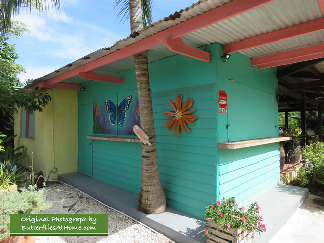 Exterior view of The Butterfly Farm in Oranjestad, Aruba