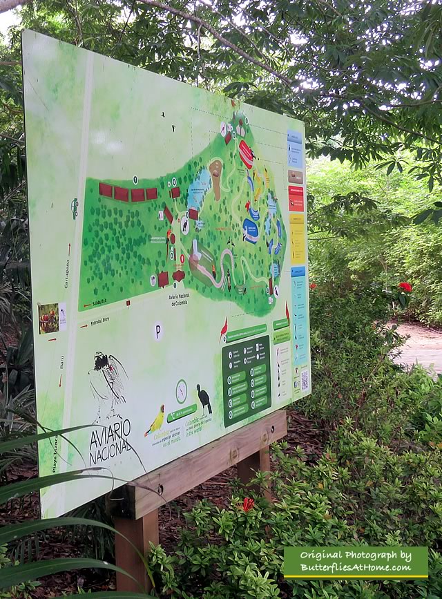 Entrance to the National Aviary of Colombia
