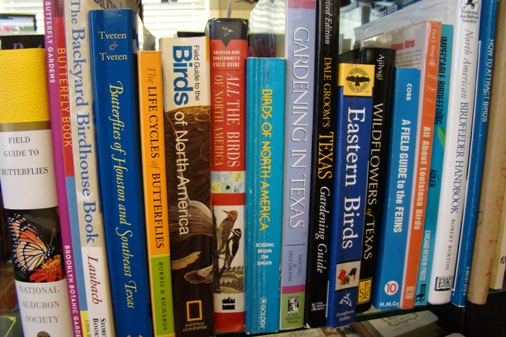 Our personal nature bookshelf ... part of our collection that we use regularly